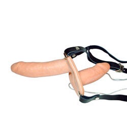 Strap-On Set mit Doppelvibrator und verstellbarem Gurt