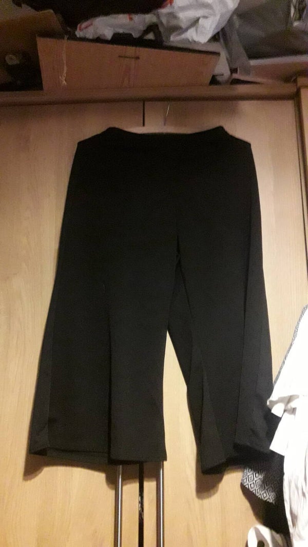 Culottes ladies trousers wide legs, size 10 ,vgc used