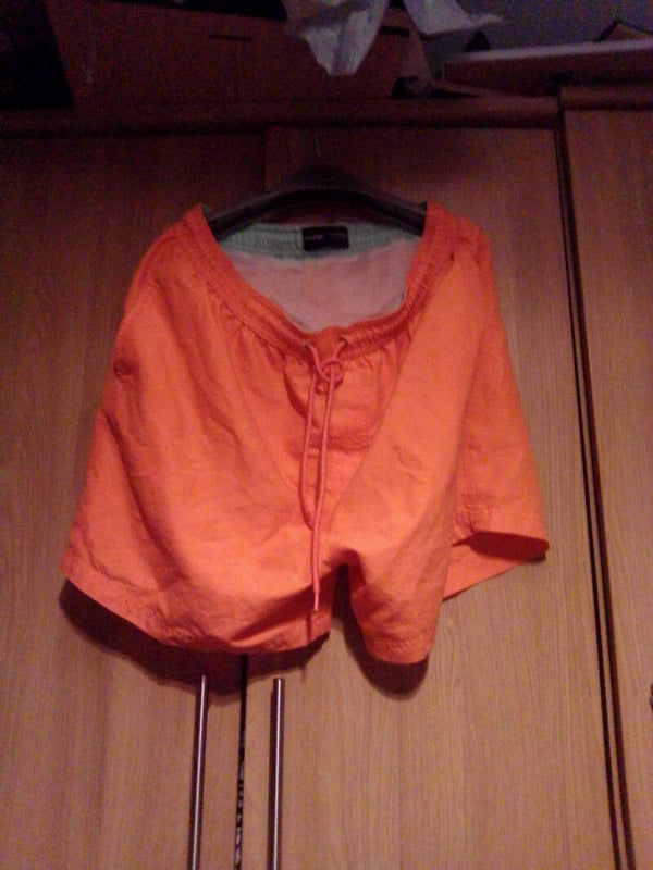 Mans orange shorts from George vgc used