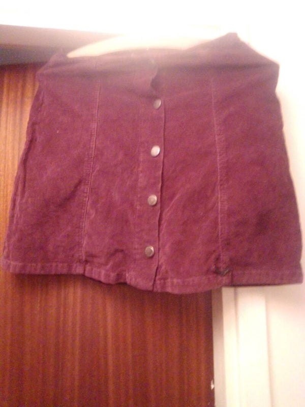 Burgundy shirt skirt vgc used from super dry xsnall