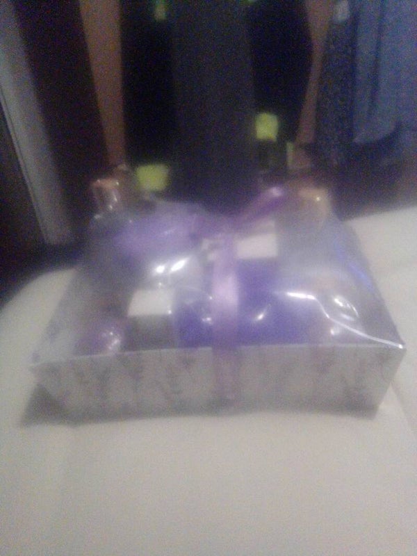Hamper lavendar bath set new