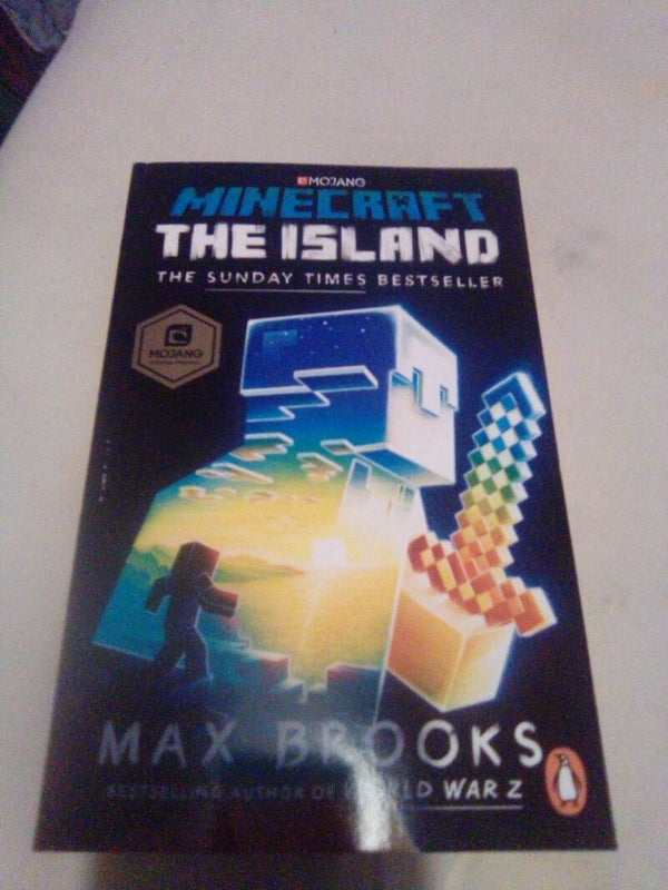 New mine craft book paperback,the island