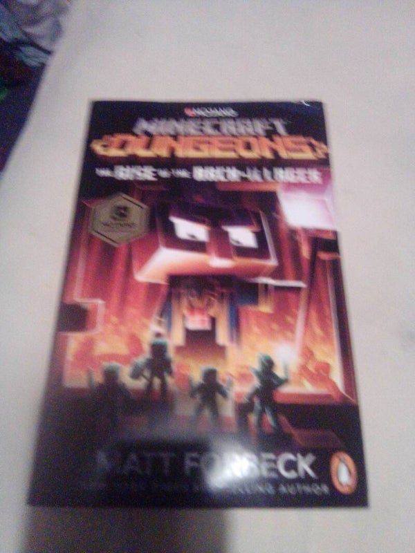 Mine craft dungeons paperback book new