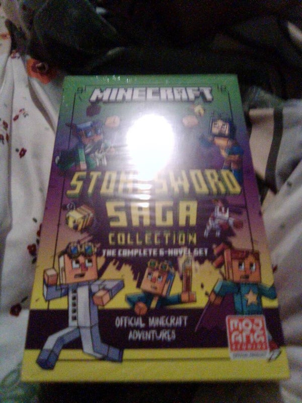 Minecraft new books the stonesword saga collection