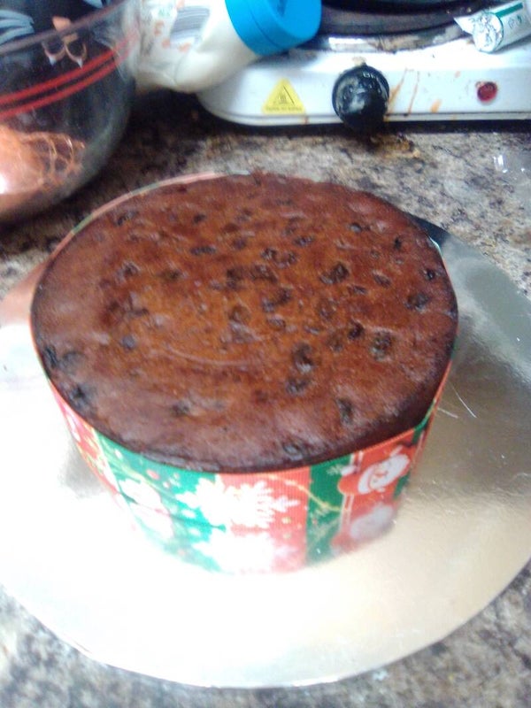 All butter fruit Xmas cake small home made