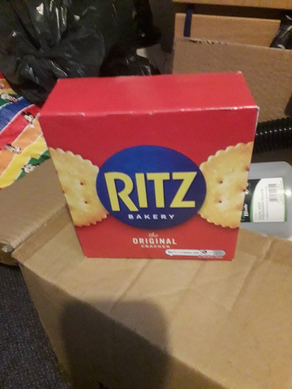 Ritz crackers box  original