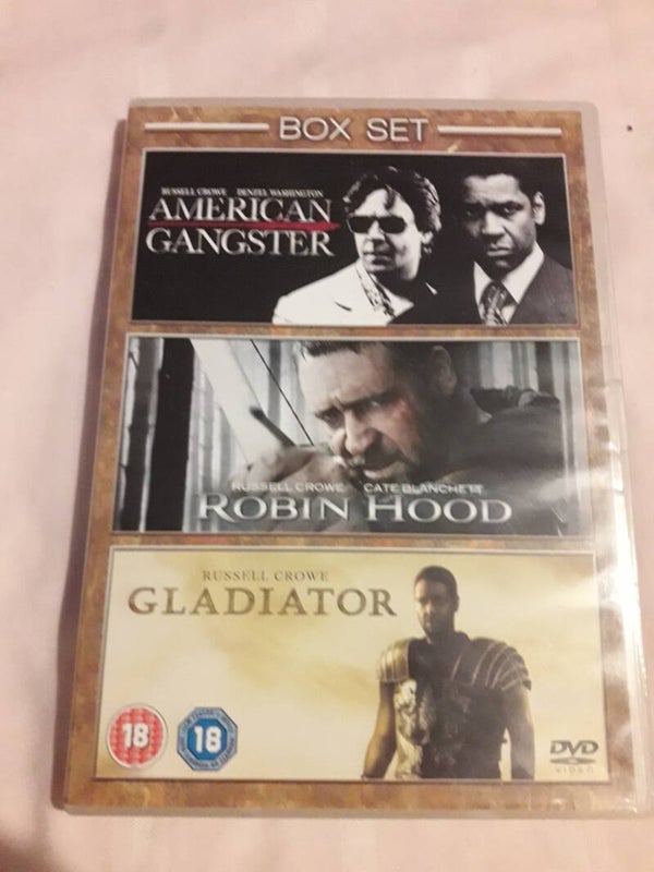 Box set 3 dvd films