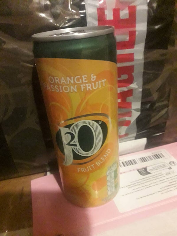 Orange n passion fruit j20 in a can fruit blend