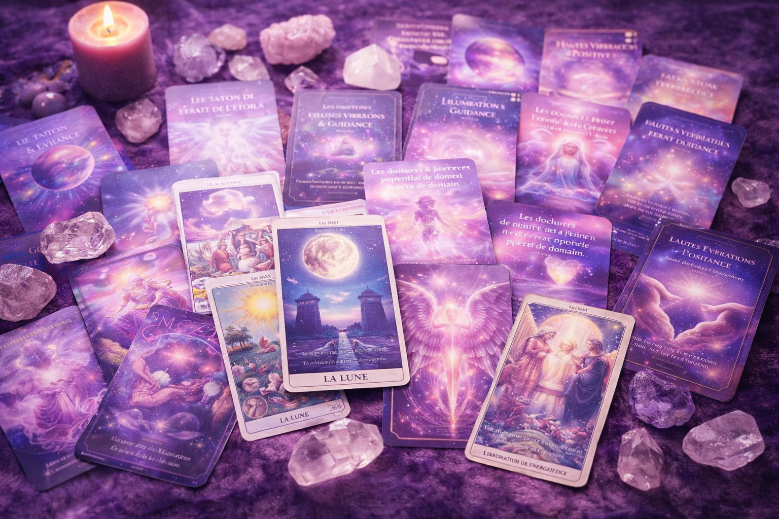 image de cartes de cartomancie