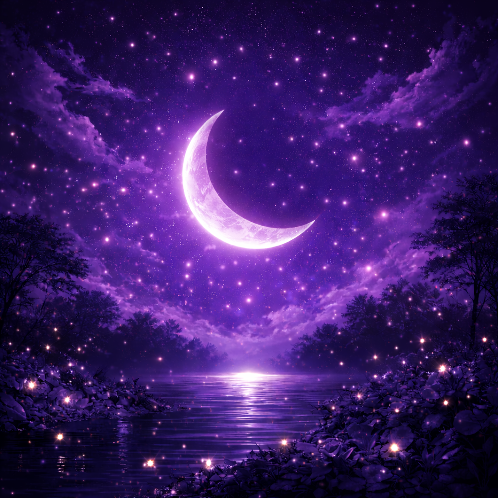 Image représentant la lune décroissante
