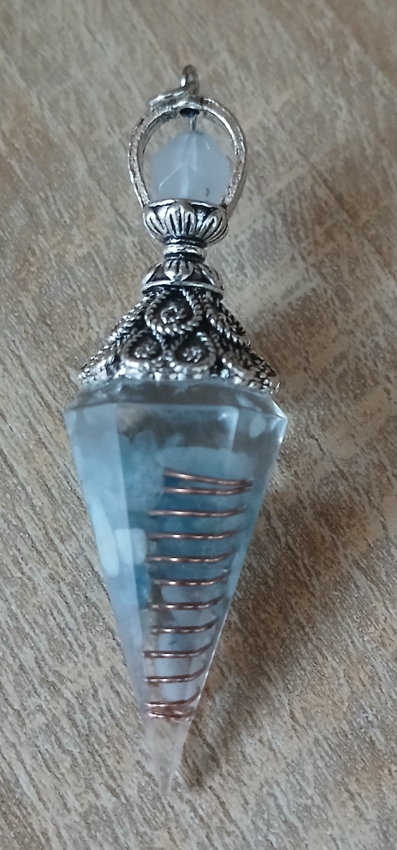 Aquamarijn (Pendel/Orgonite)