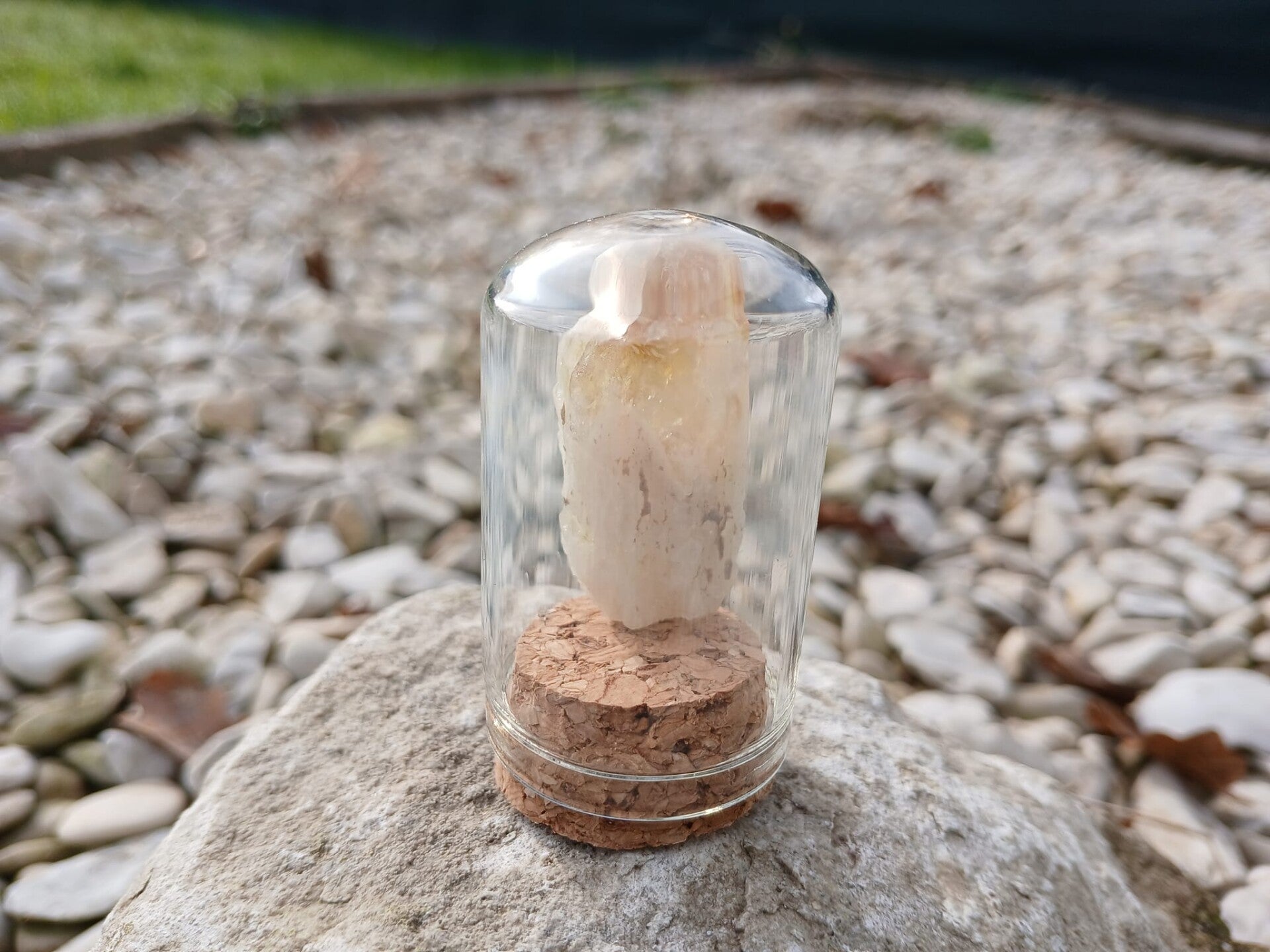 Edelstenen (glazen stolp)