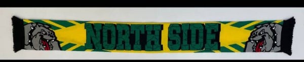 Geel Groene North Side Sjaal Bulldog (op = op)