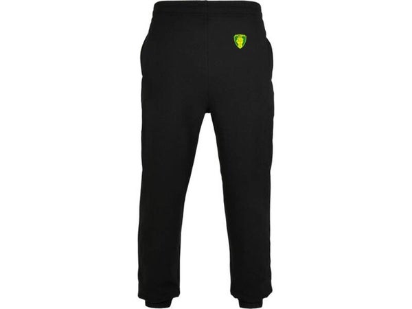 BB002 Joggingbroek Vuist badge geel groen
