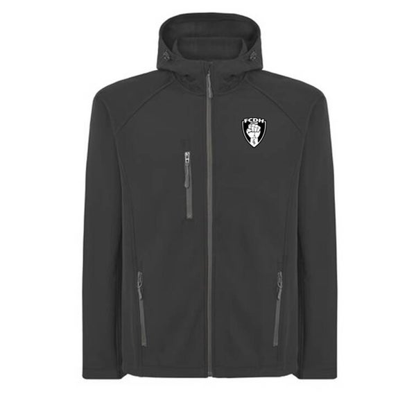 Softshelljack - FCDH vuistlogo
