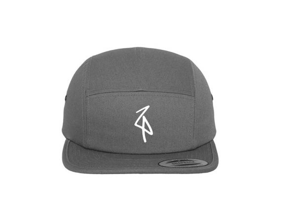 Cap Stork #5 - 5 panel grijs / witte stork