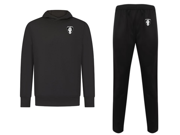 FCDH Trainingspak Black - Vuist Zwart-Wit