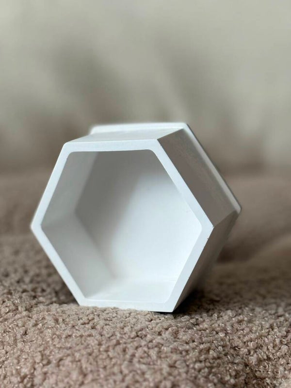 Candele in contenitore di gesso ceramico