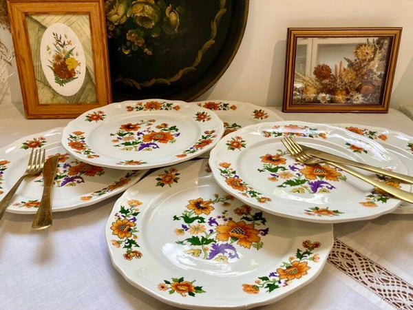 Superbes assiettes Moulin des Loups "Chenonceaux"