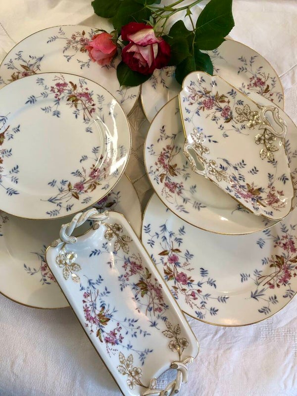Magnifique ensemble de porcelaine japonisante de la fin du XIXème siècle