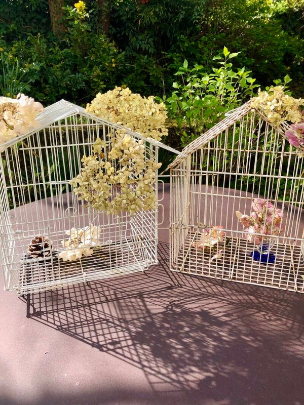 Cages à oiseaux vintage