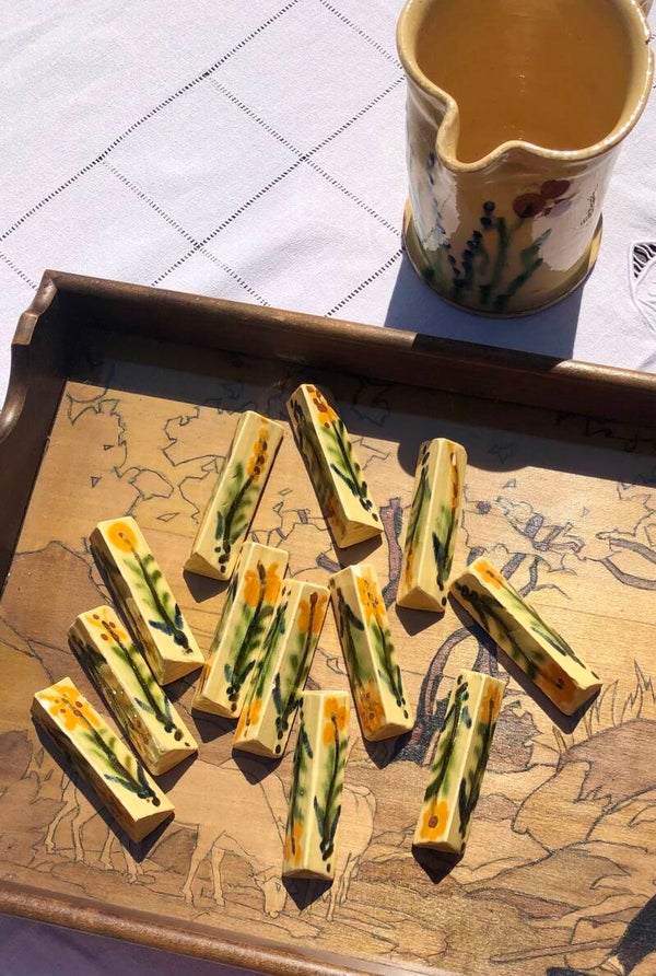 Porte-couteaux en poterie savoyarde