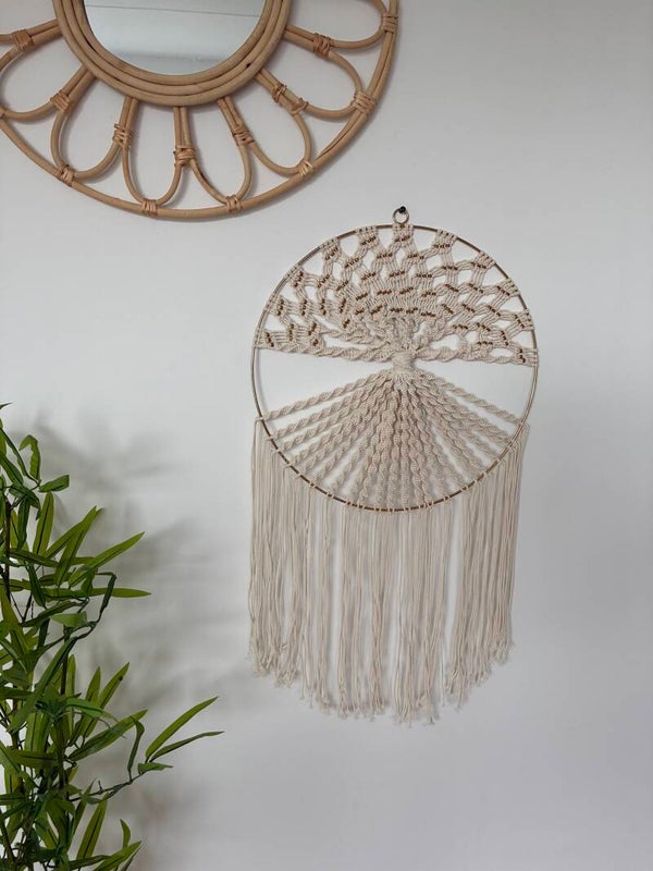Wandhanger large boom goud