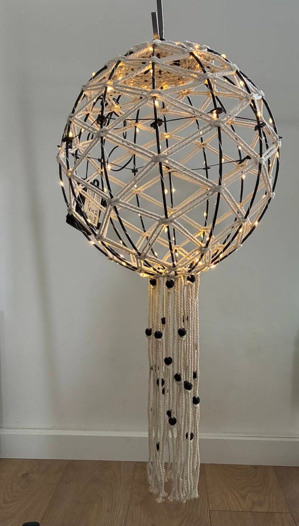 Bol lamp met lichtjes