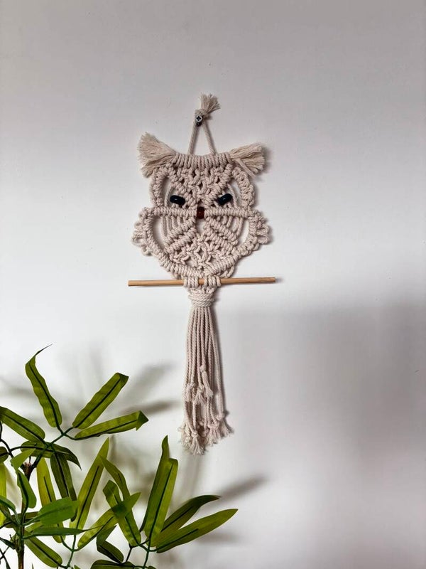 Macramé uiltje A