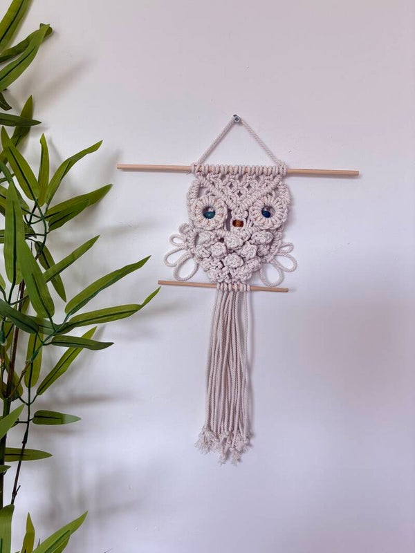 Macramé uiltje B