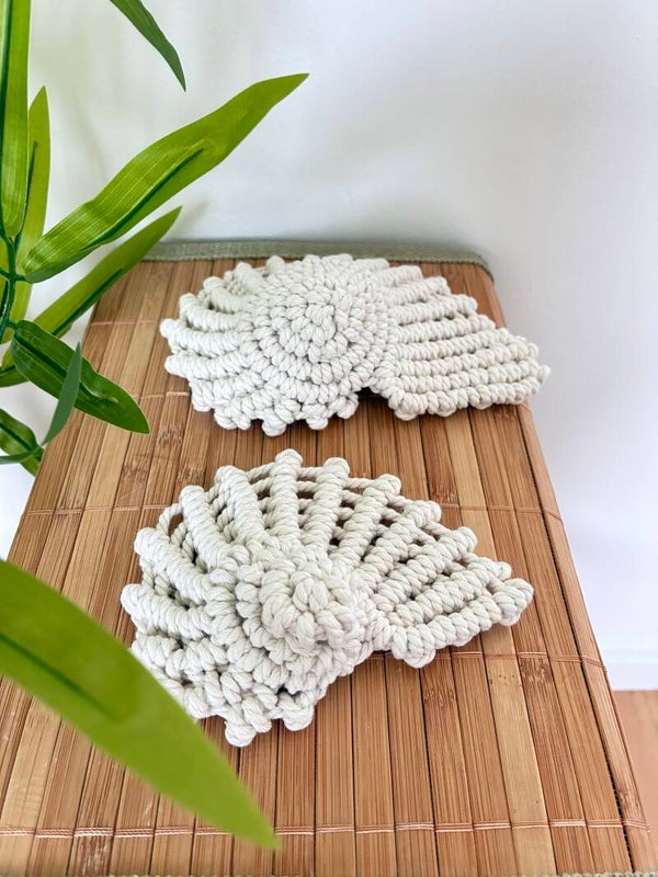 Macramé schelpenset