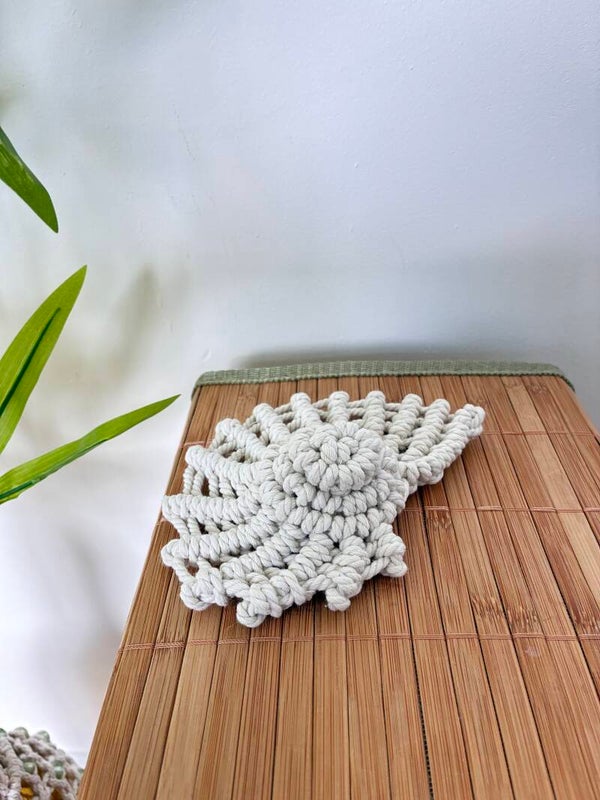 Macramé schelp M
