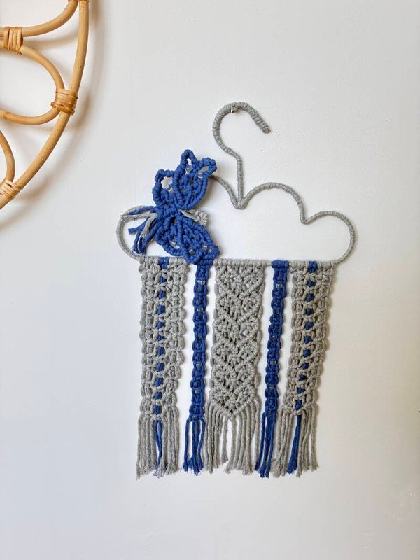 Kleerhangertje blauw