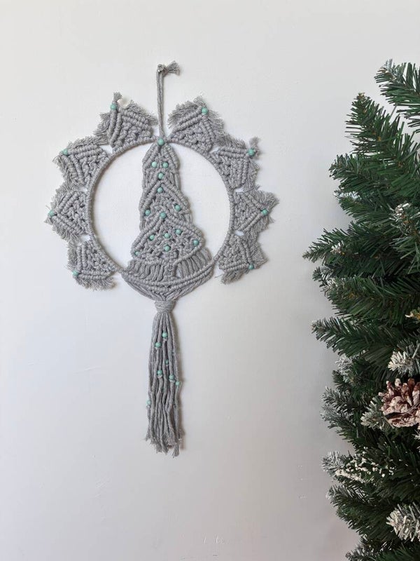 Kerstboom hanger rond
