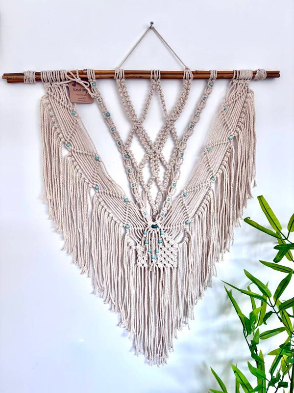 Wandhanger boho turquoise