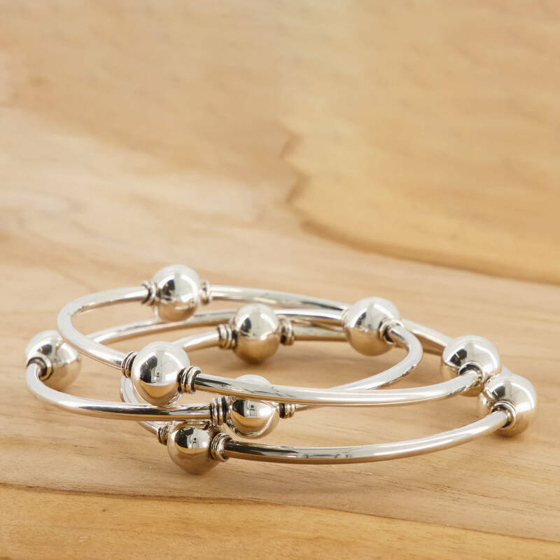 Zilveren armbanden. Silver bracelets. Handmade.