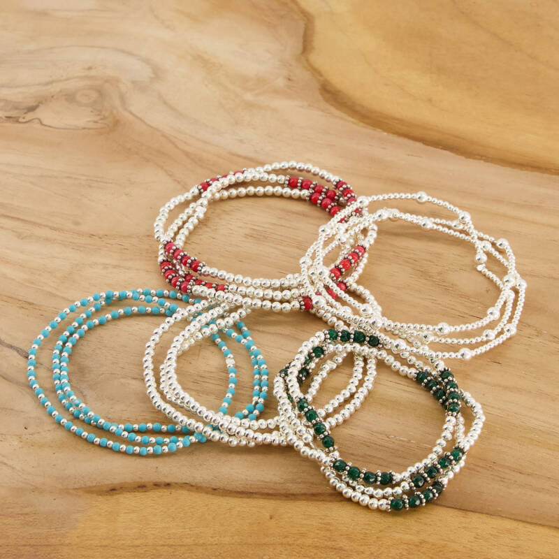 Zilveren armbandjes. Sterling zilver. Solid silver.