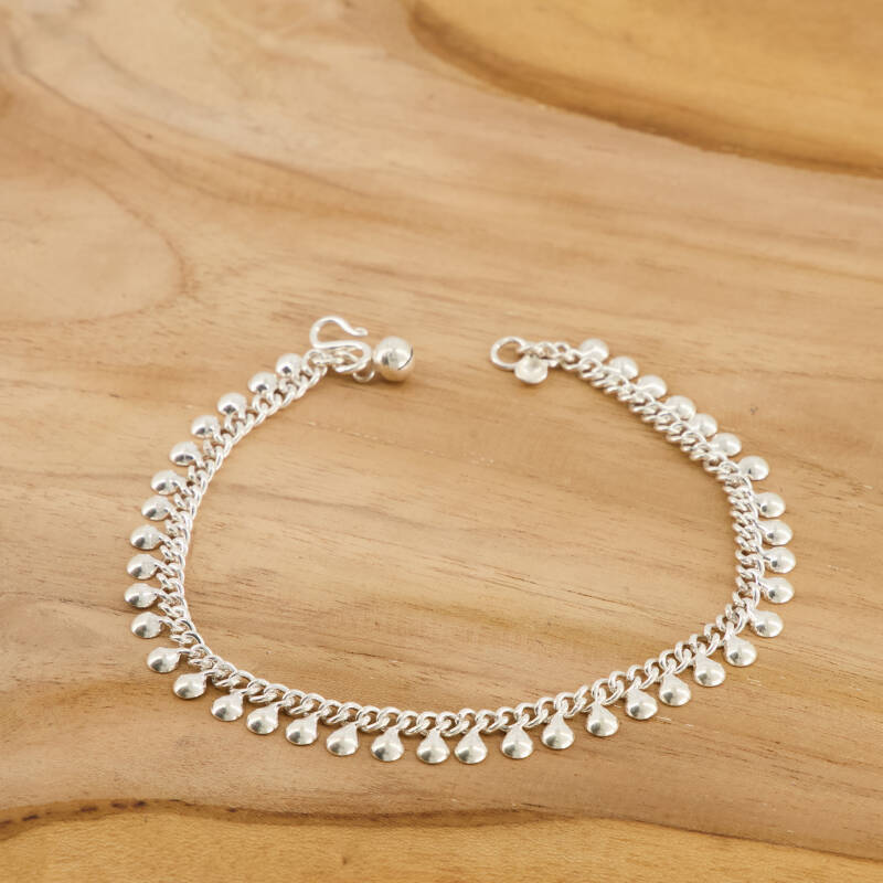 Zilveren enkelbandjes