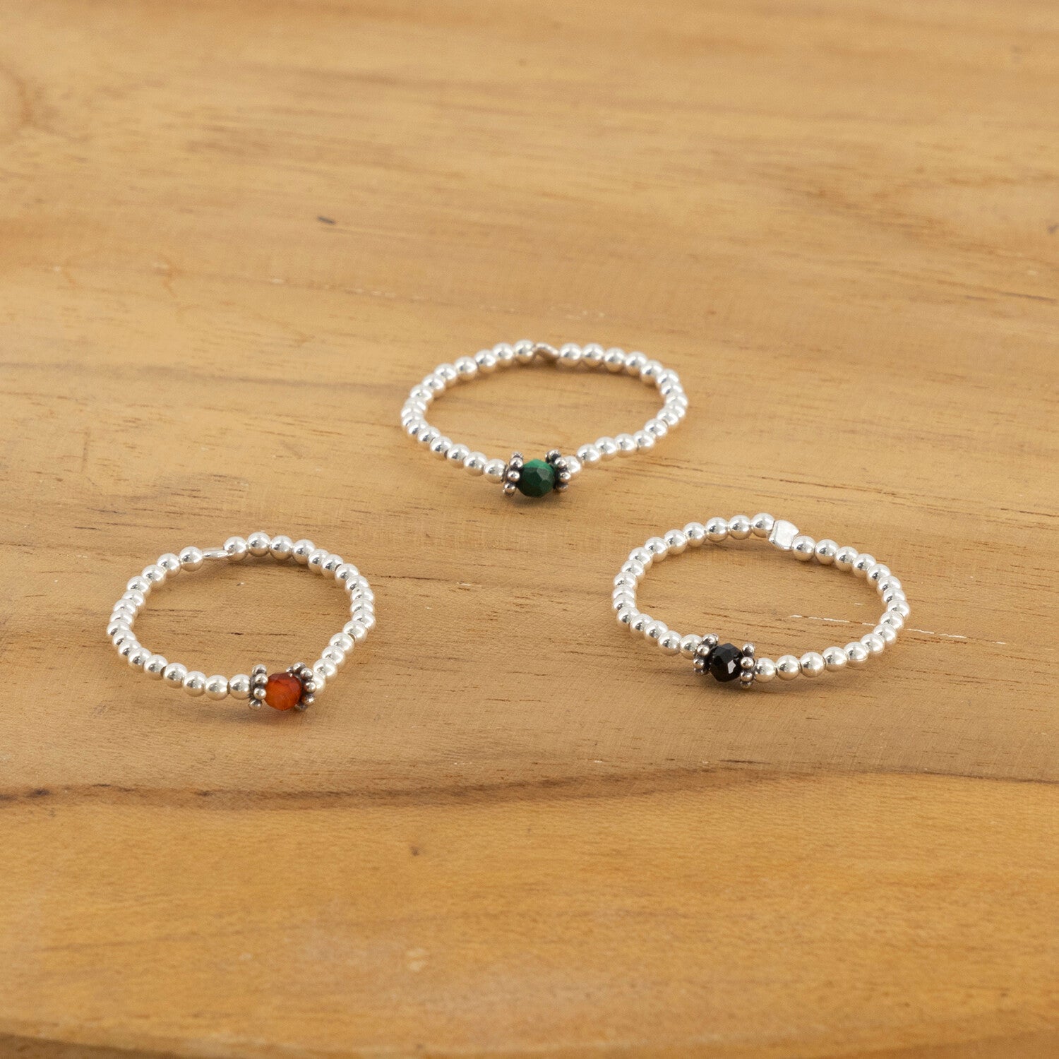 Zilveren ringen. 925 sterling zilver.