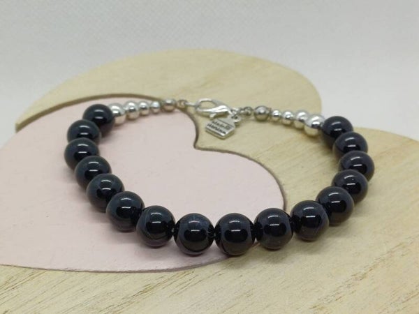 Armband met zwarte Onyx