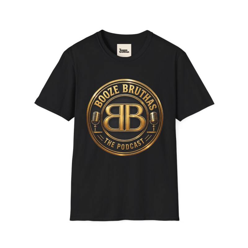 Booze Bruthas Podcast Logo T-Shirt