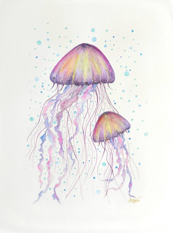 MEDUSES "Les dames pourpres" TIRAGE D'ART