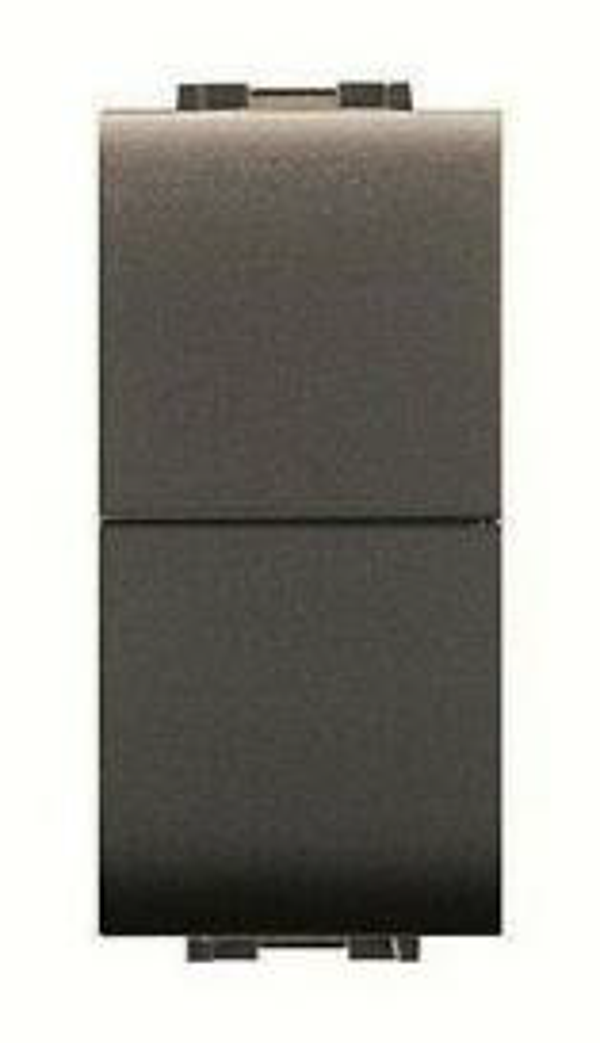 ELETTROCANALI DOPPIO PULSANTE GENER. MYLIFE 16A NERO