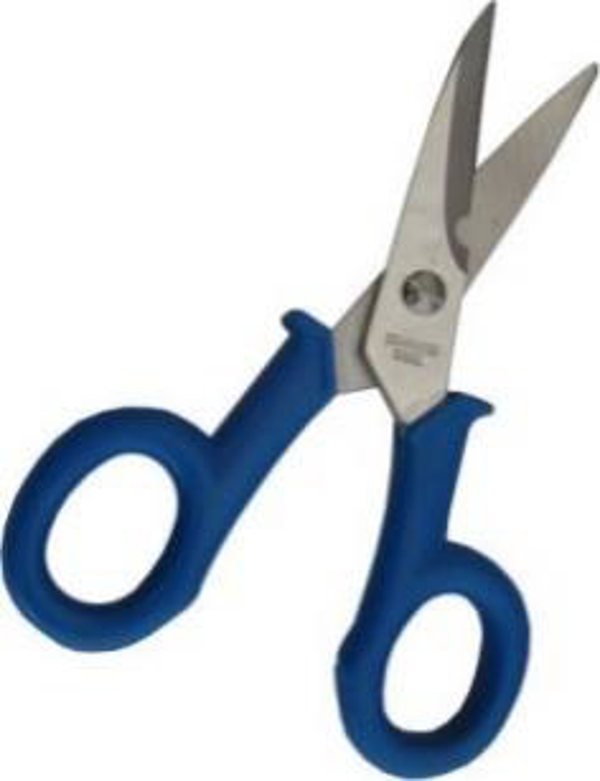 TOLSEN FORBICI ELETTRICISTA LAME CURVE INOX