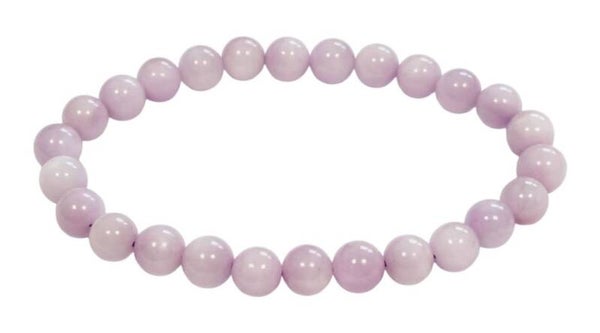 PULSERA KUNZITA 6MM CERTICADO