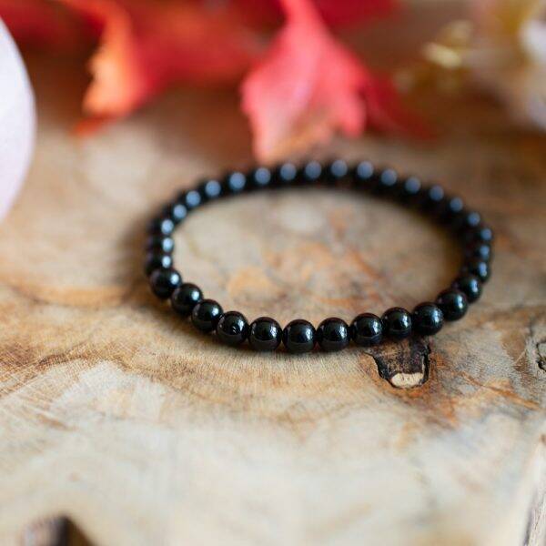 Pulsera turmalina negra pura