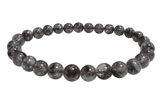 Pulsera de cristal Herkimer A cuentas de 5,5-6,5 m