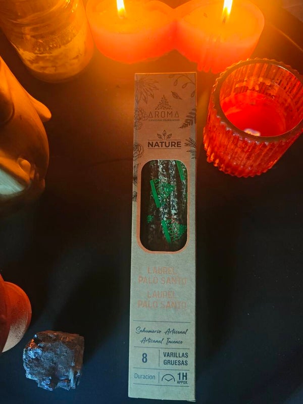 Incienso Laurel y Palo Santo - Protección y Victoria