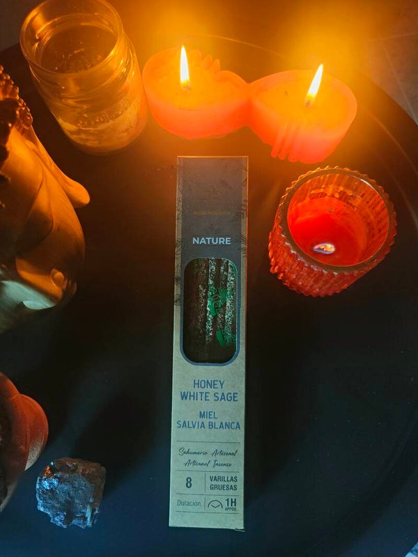 Incienso Miel y Salvia Blanca