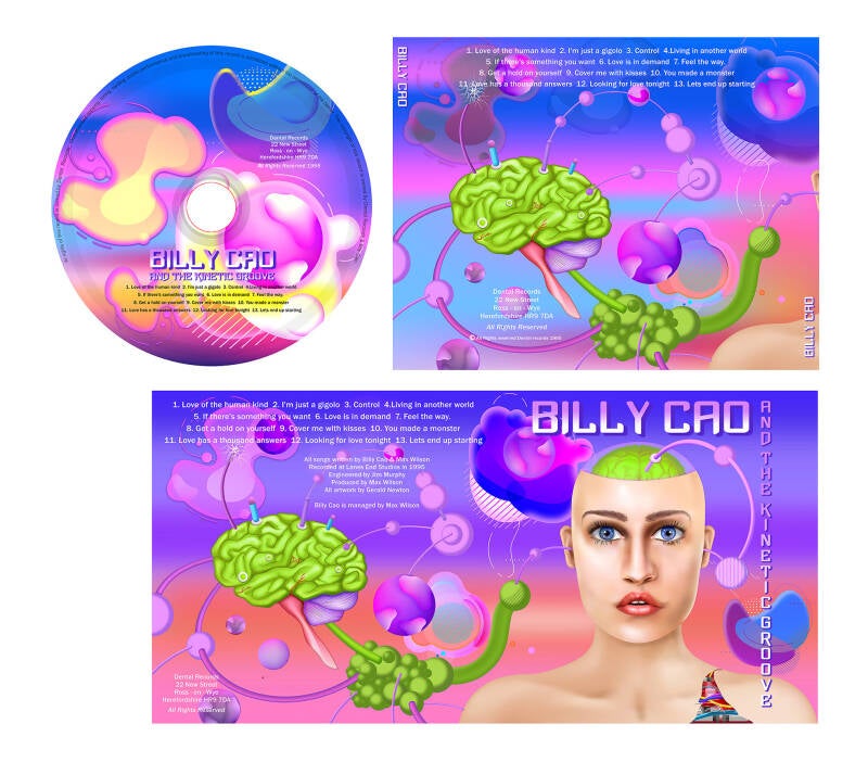 Billy Cao and the Kinetic Groove. CD Packaging Design